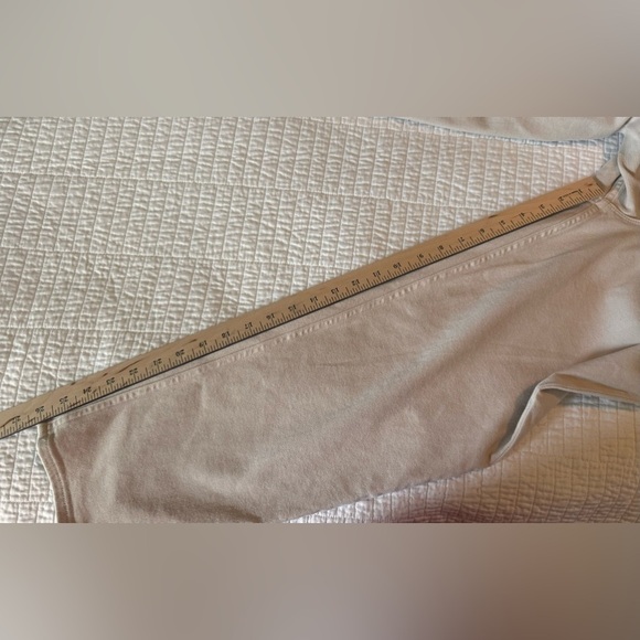 Athleta Cream Tan Beige Jeans Denim Pants Size 10 - Picture 12 of 12